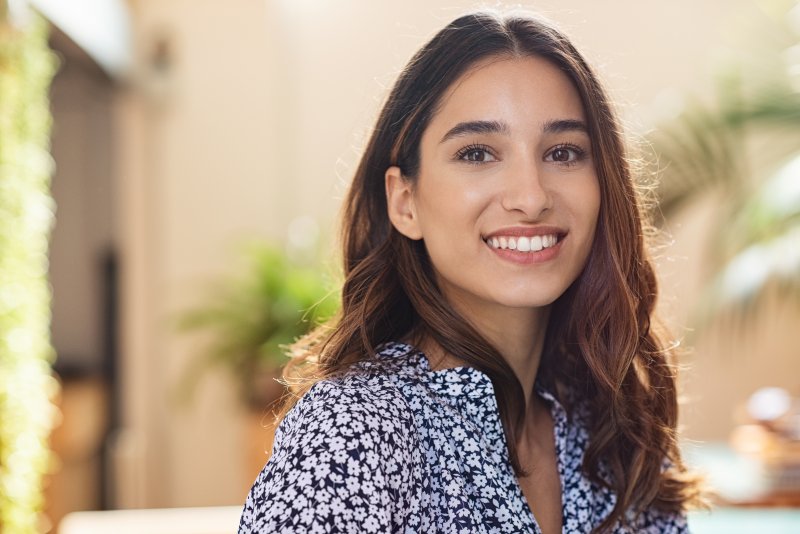 Smiling woman